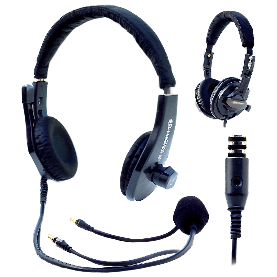 Aviation Headset Png Etp98 PNG image