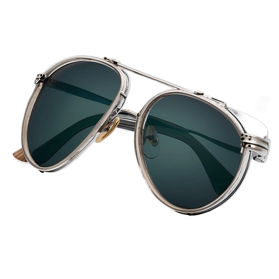 Aviator Glasses With Spring Hinges Png 06272024 PNG image