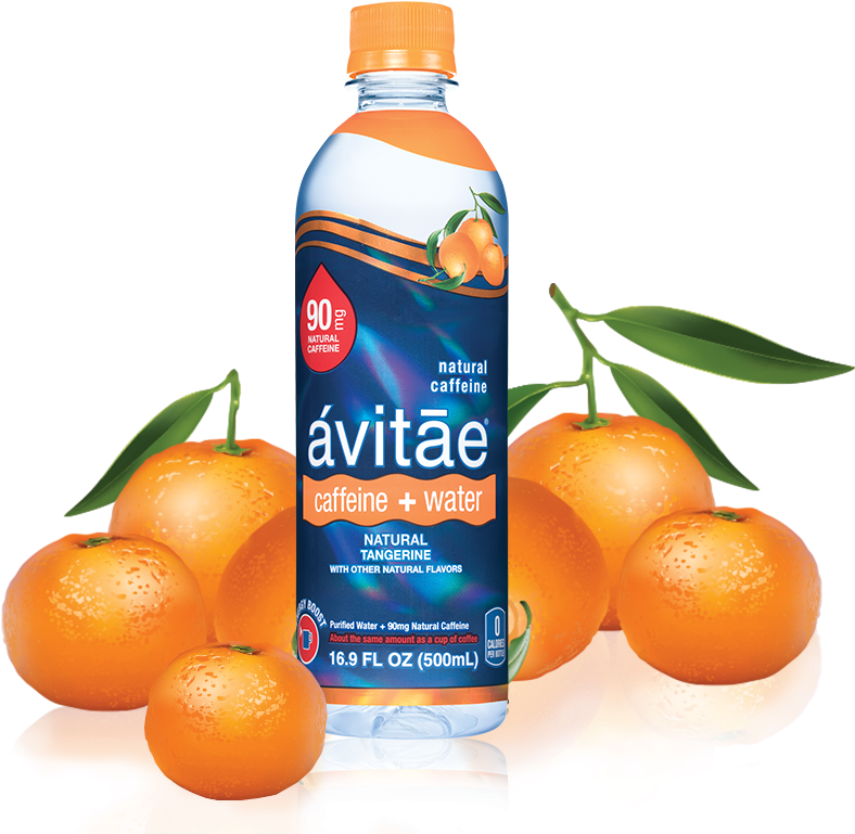 Avitae Caffeine Water Tangerine Flavor PNG image