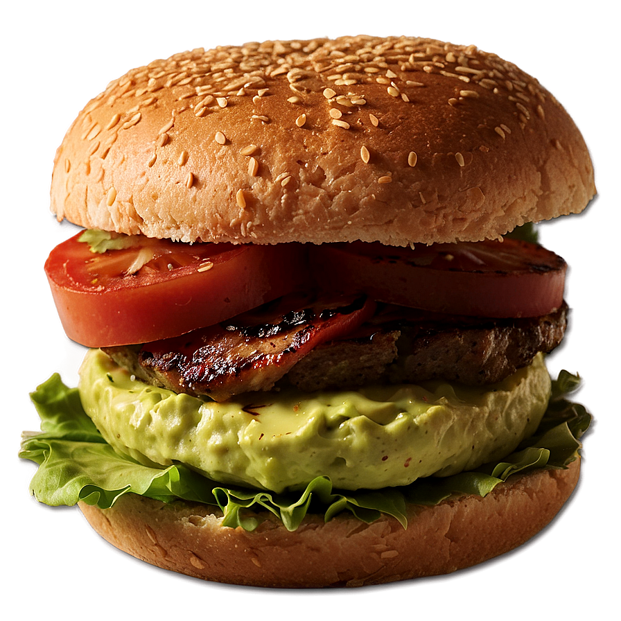 Avocado Blt Burger Classic Png Mdn PNG image