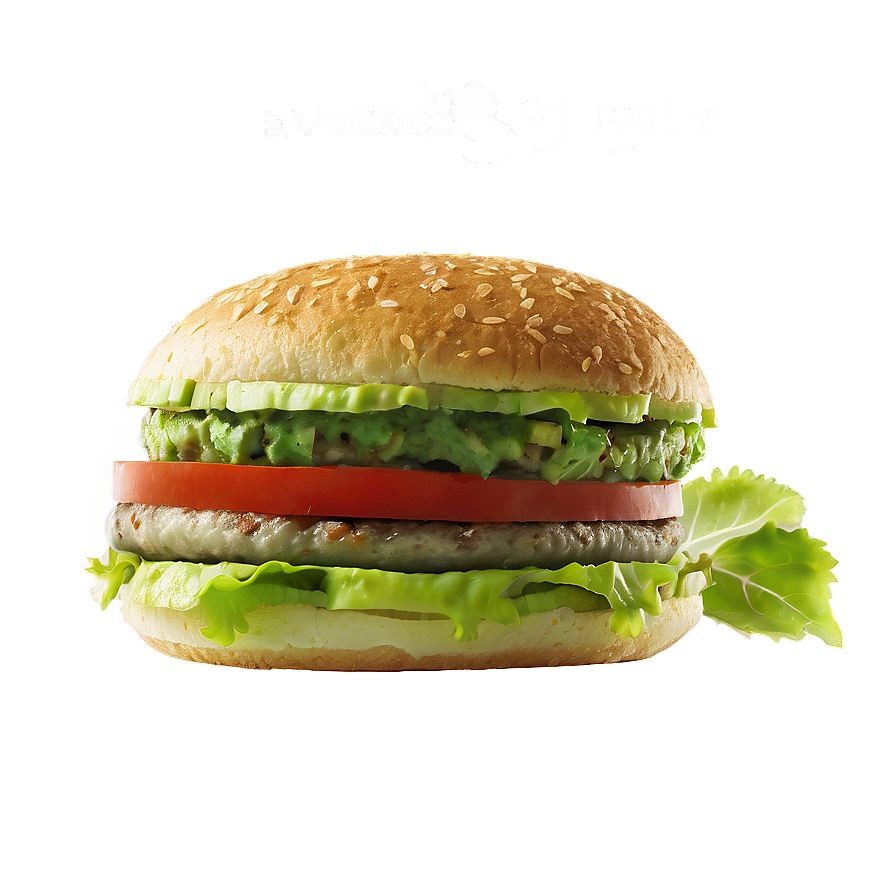 Avocado Burger Png Ypw16 PNG image