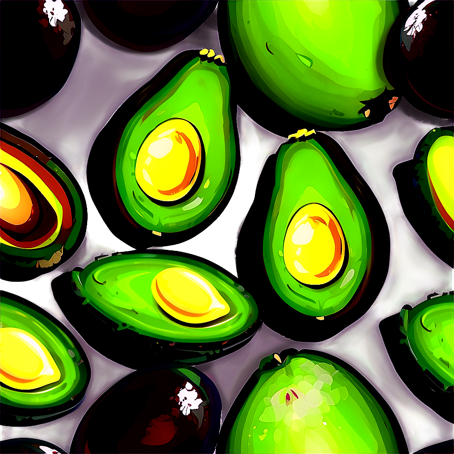 Avocado Clipart Png 68 PNG image