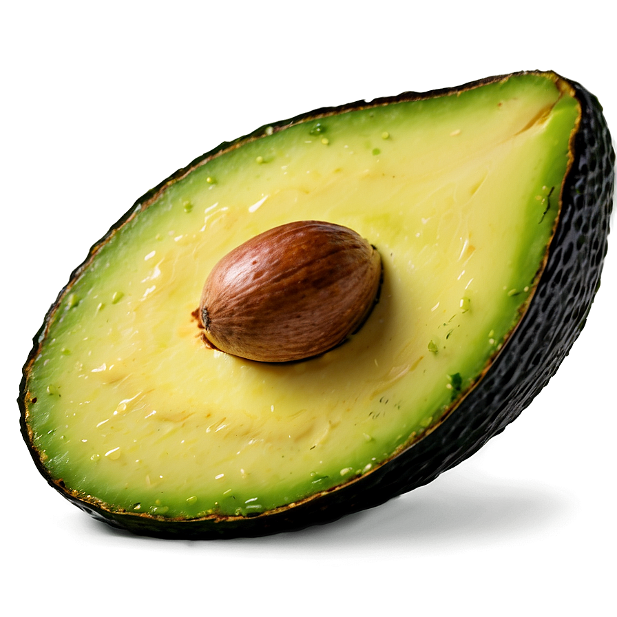 Avocado Slice Side View Png 32 PNG image