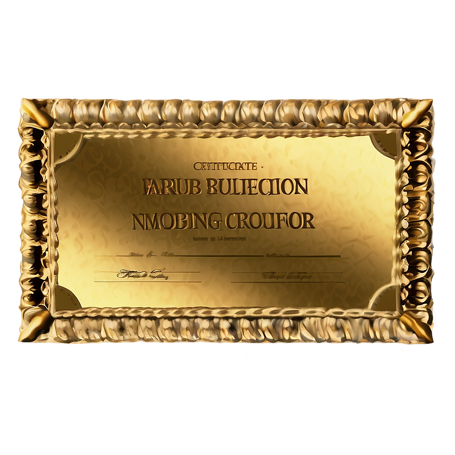 Award Certificate Png 55 PNG image