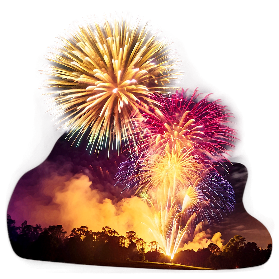 Awesome Fireworks Display Png 57 PNG image