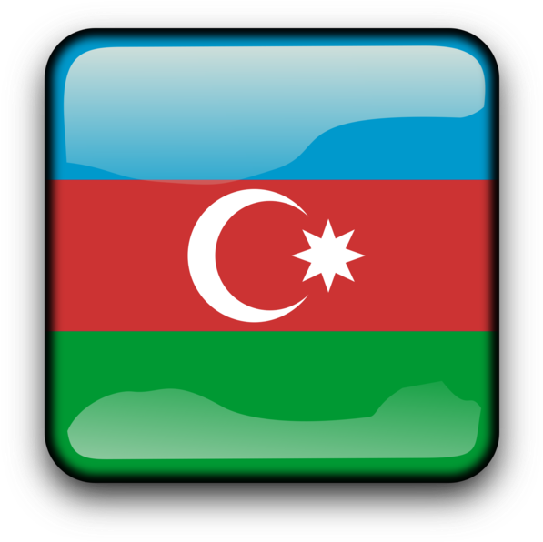 Azerbaijan Flag Icon PNG image