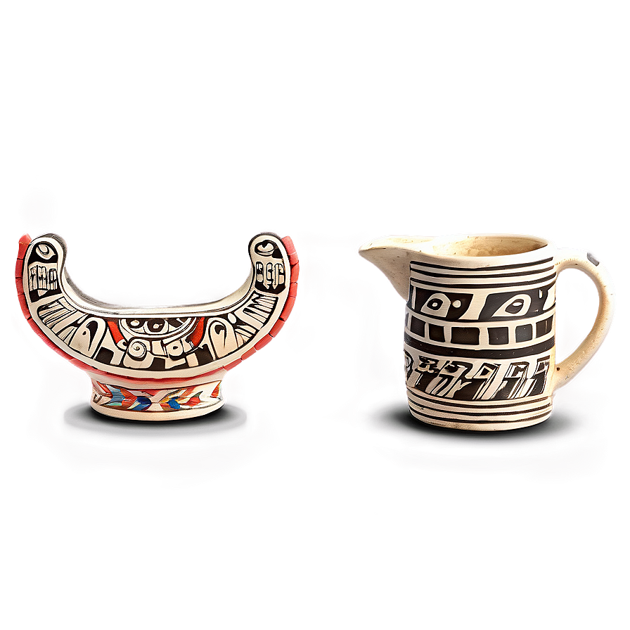 Aztec Pottery Png Old PNG image