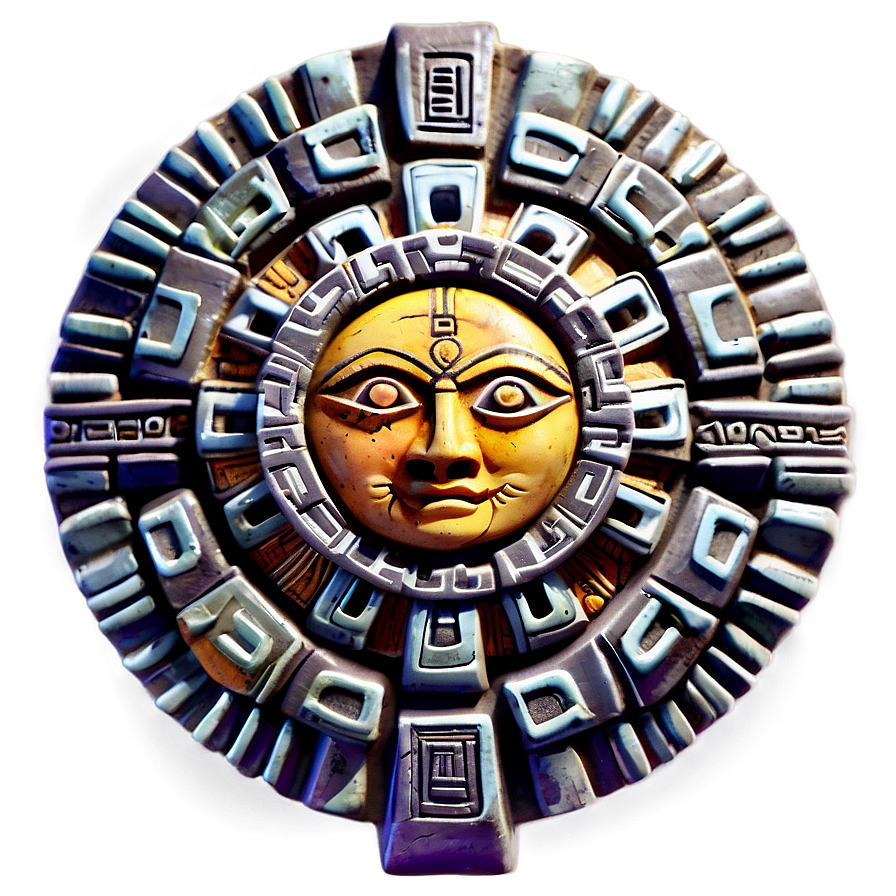 Aztec Sun Stone Png 65 PNG image