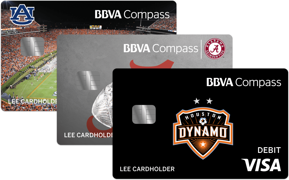 B B V A Compass Sports Debit Cards PNG image