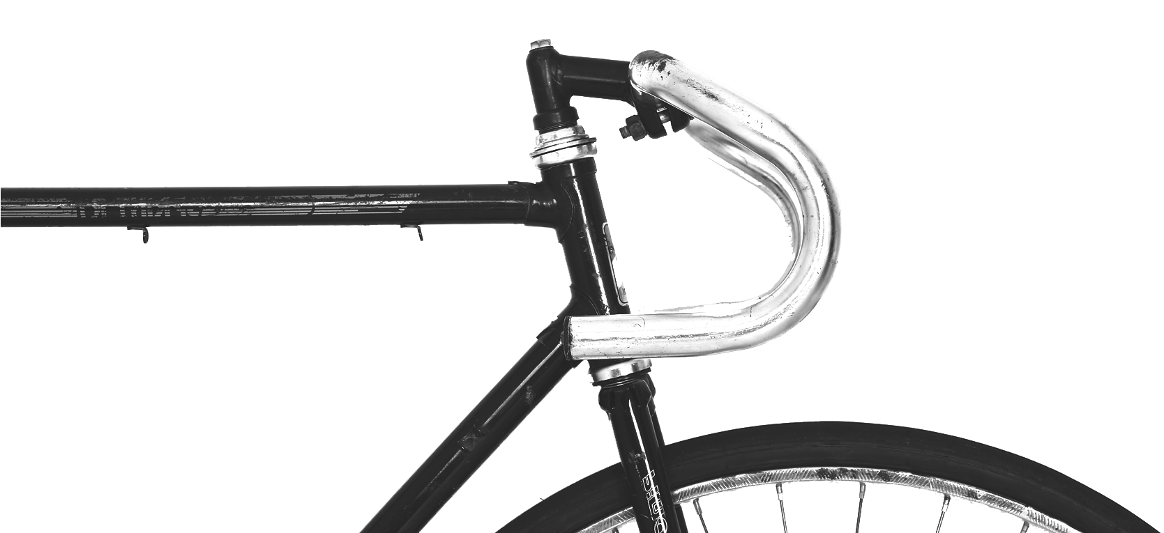 B M X Bike Handlebarsand Frame PNG image