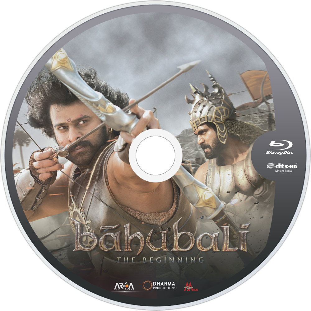 Baahubali The Beginning Blu Ray Disc Design PNG image
