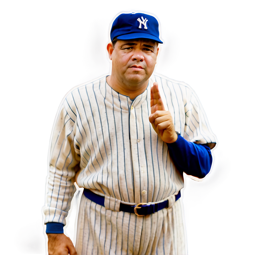 Babe Ruth B PNG image