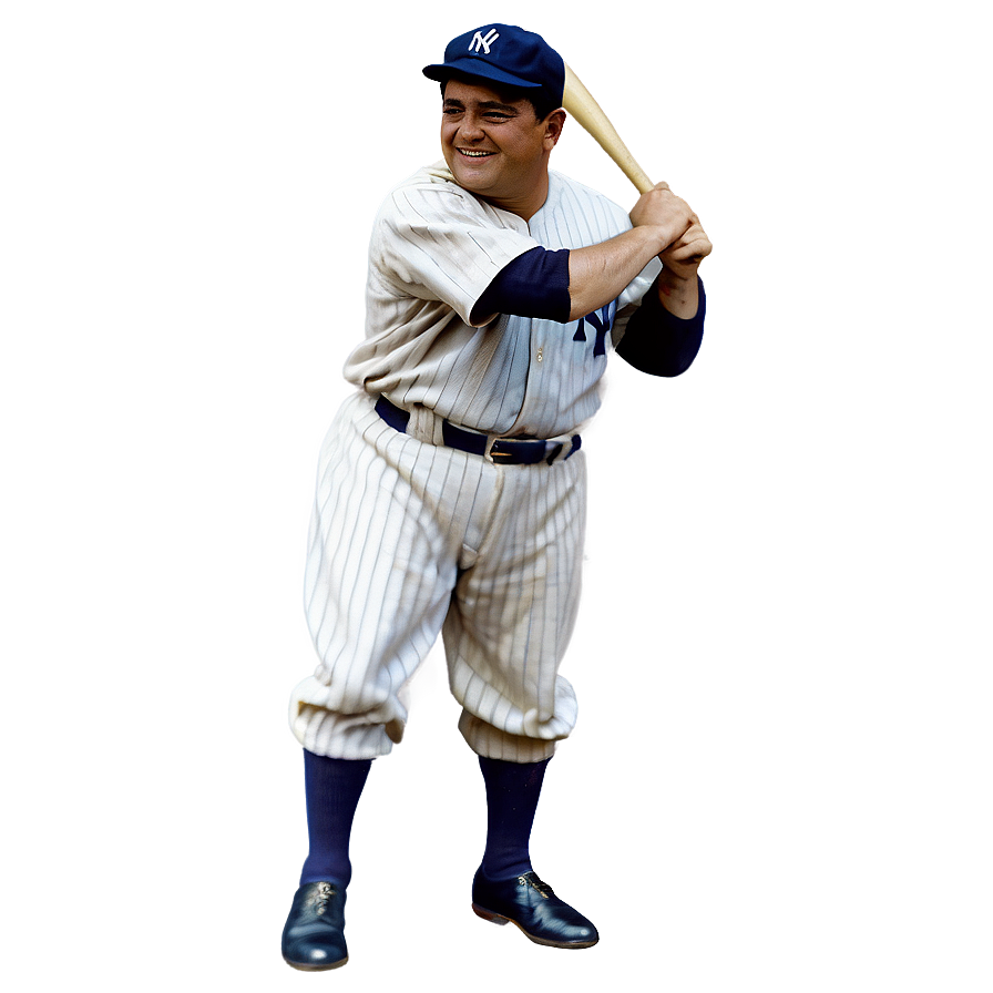 Babe Ruth Baseball Card Png Aiy92 PNG image