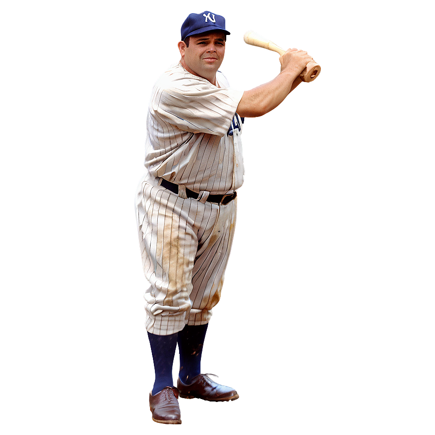 Babe Ruth Home Run Champion Png Myn68 PNG image