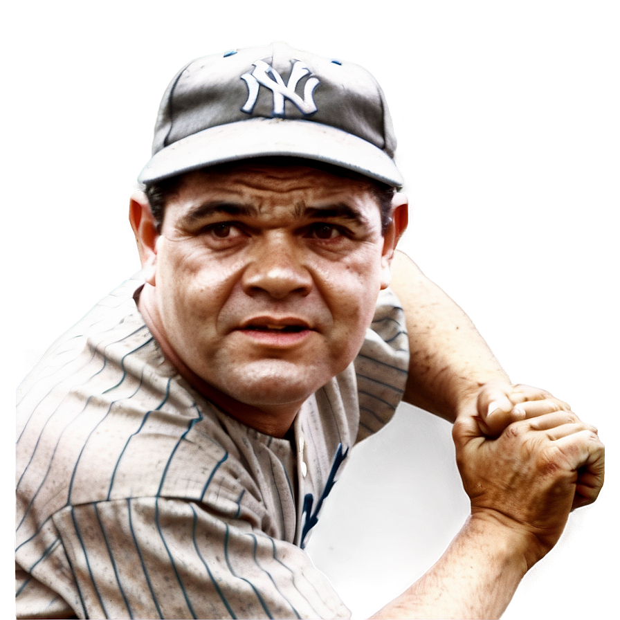 Babe Ruth In Action Png 21 PNG image