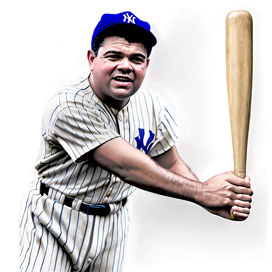 Babe Ruth Record Breaker Png 06242024 PNG image