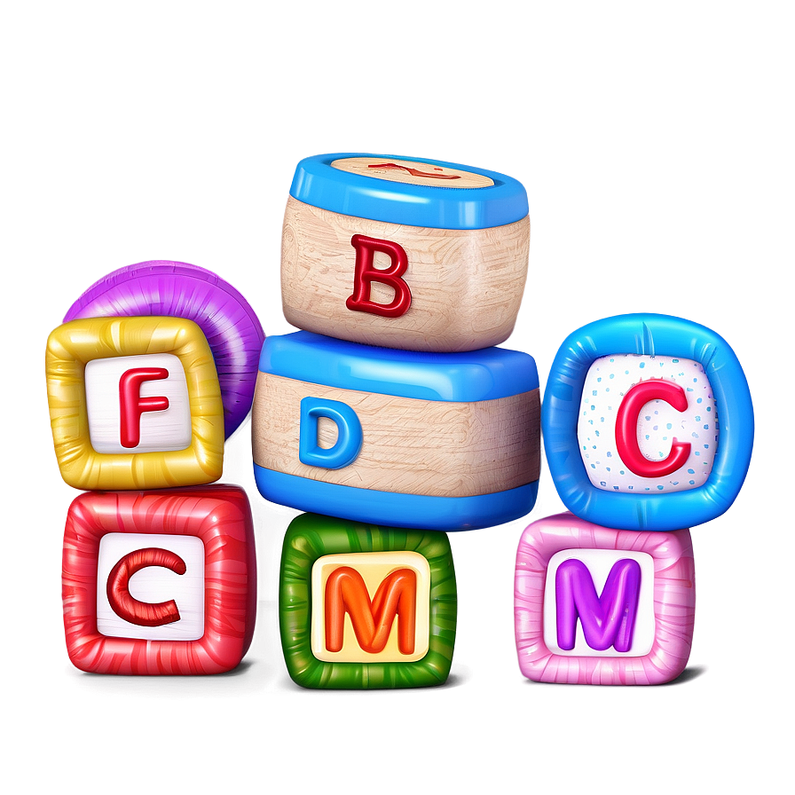 Baby Blocks Alphabet Png Aob PNG image