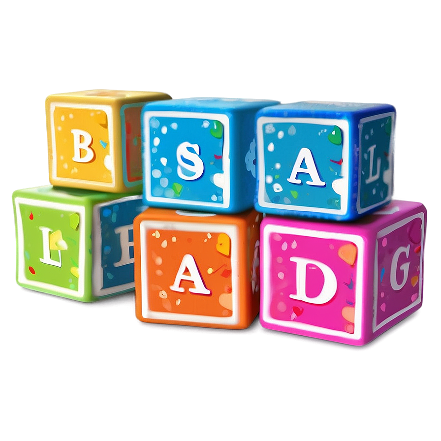 Baby Blocks For Nursery Png 06212024 PNG image