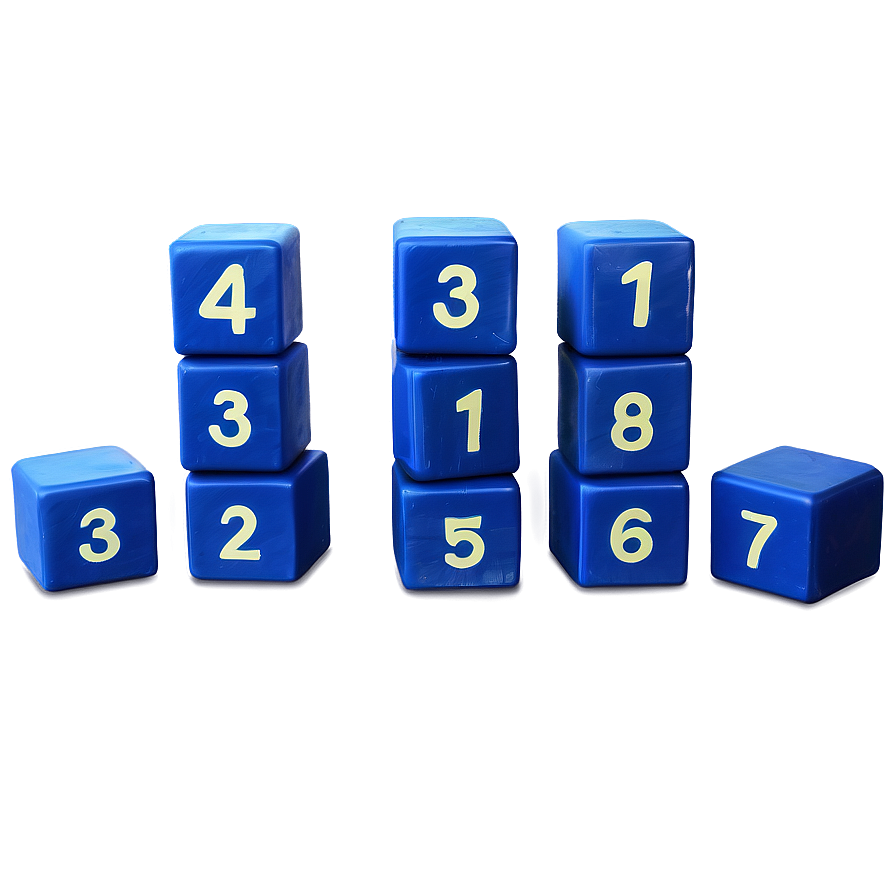 Baby Blocks With Numbers Png 42 PNG image