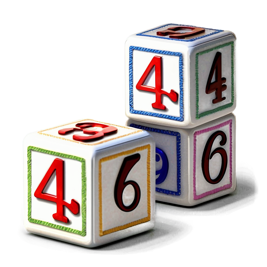 Baby Blocks With Numbers Png Ewb PNG image