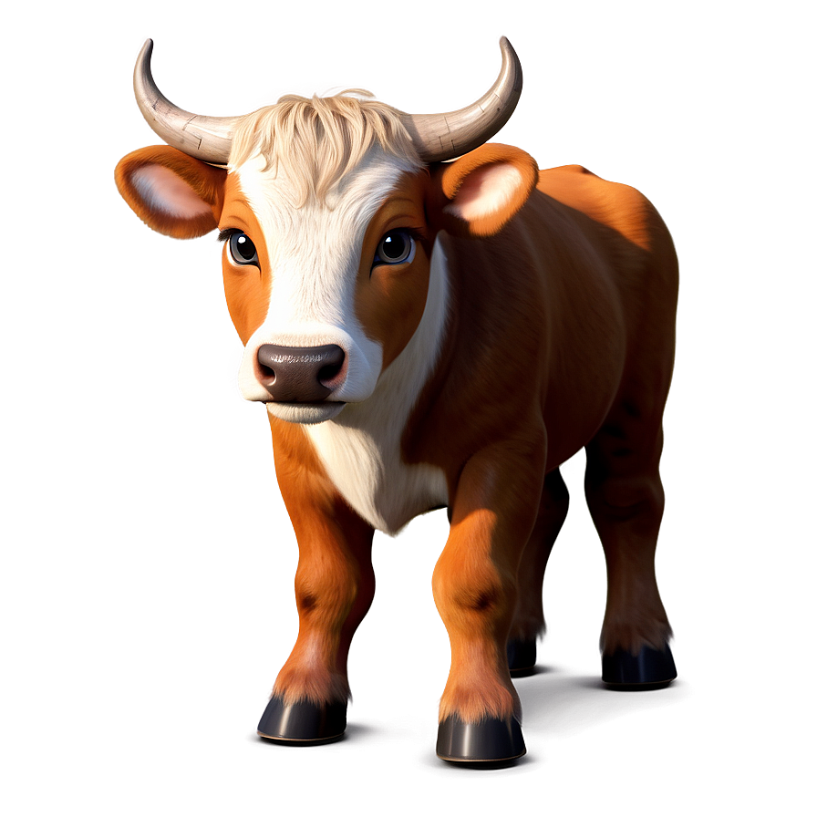 Baby Bull Cartoon Png 42 PNG image