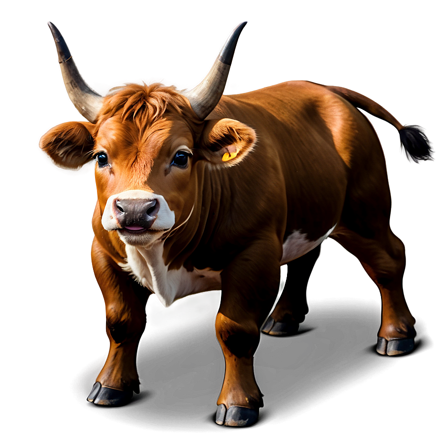 Baby Bull Cartoon Png Xic72 PNG image