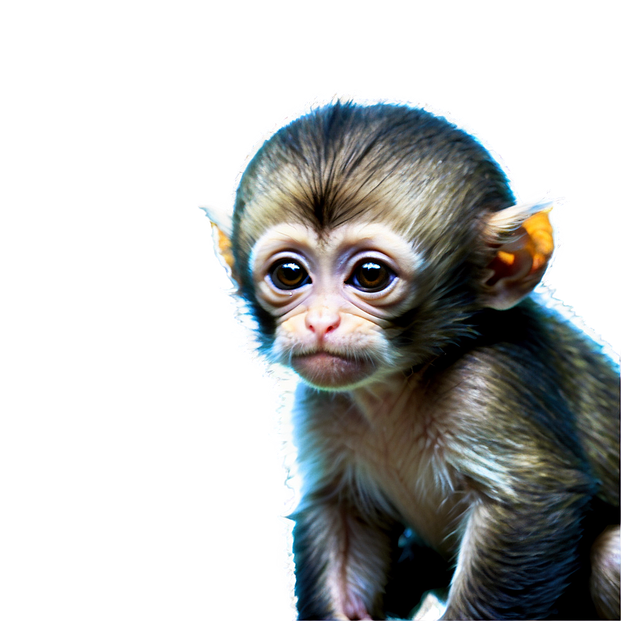 Baby Capuchin Monkey Png Eli PNG image