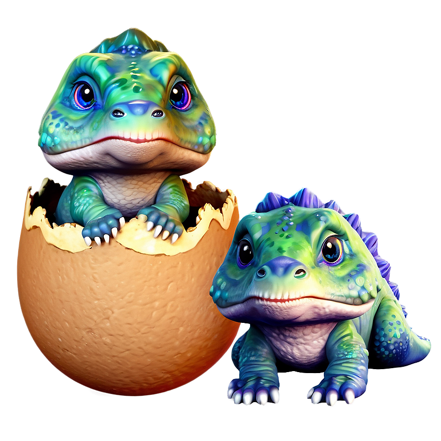 Baby Dino In Egg Png Hdd PNG image