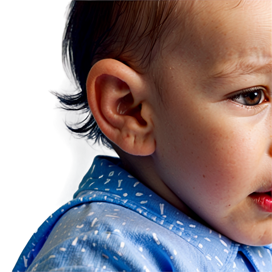 Baby Ear Close-up Png 50 PNG image