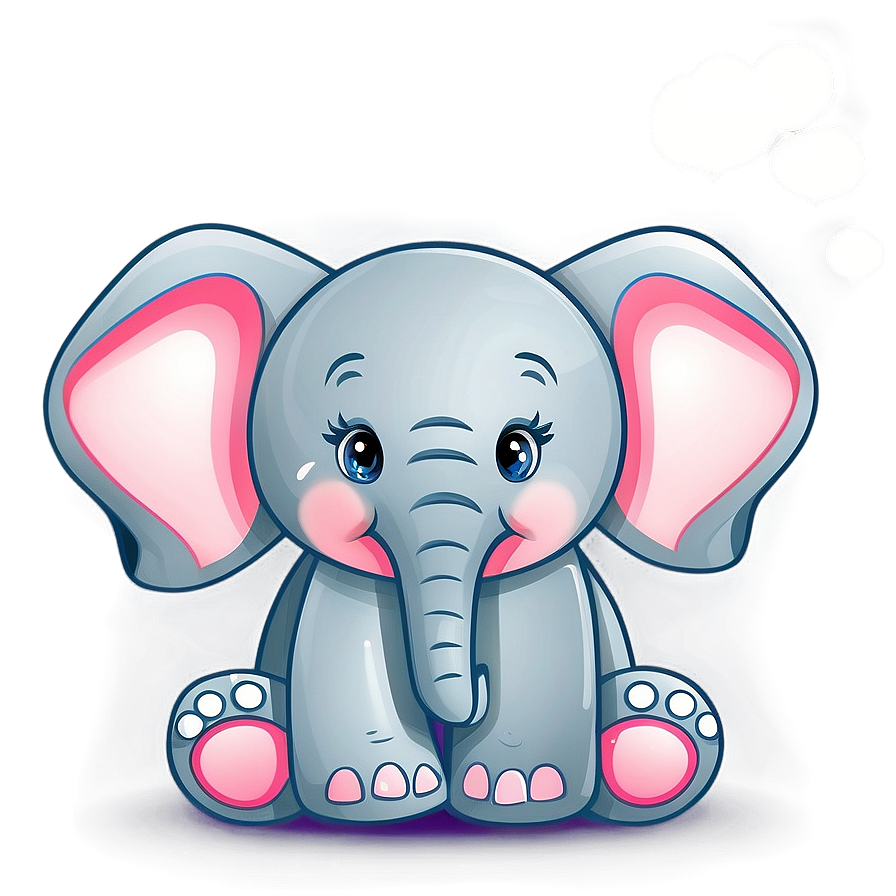 Baby Elephant Cartoon Png Iag PNG image