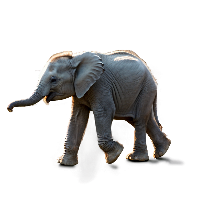 Baby Elephant Learning To Walk Png Qvy76 PNG image