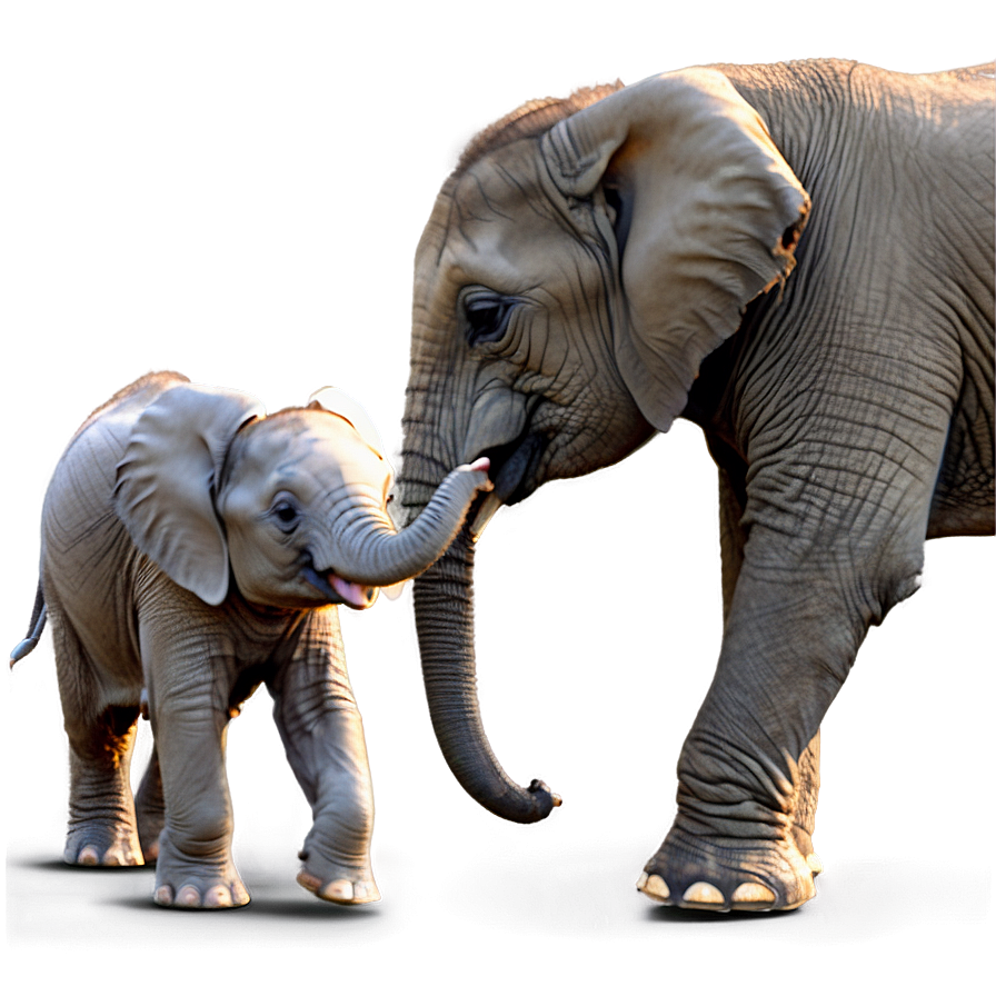 Baby Elephant Learning To Walk Png Ubo PNG image