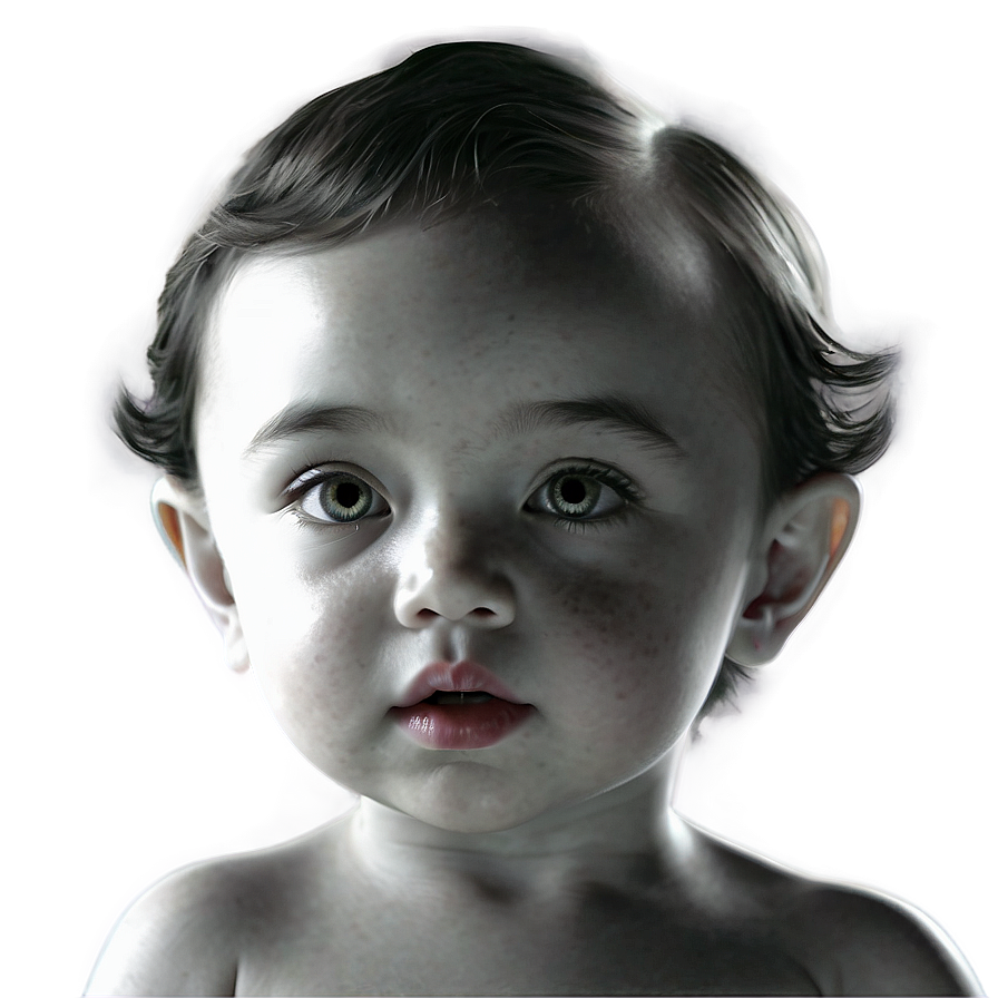 Baby Face Outline Png Dsp PNG image