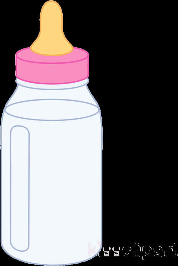 Baby Feeding Bottle Vector Illustration PNG image