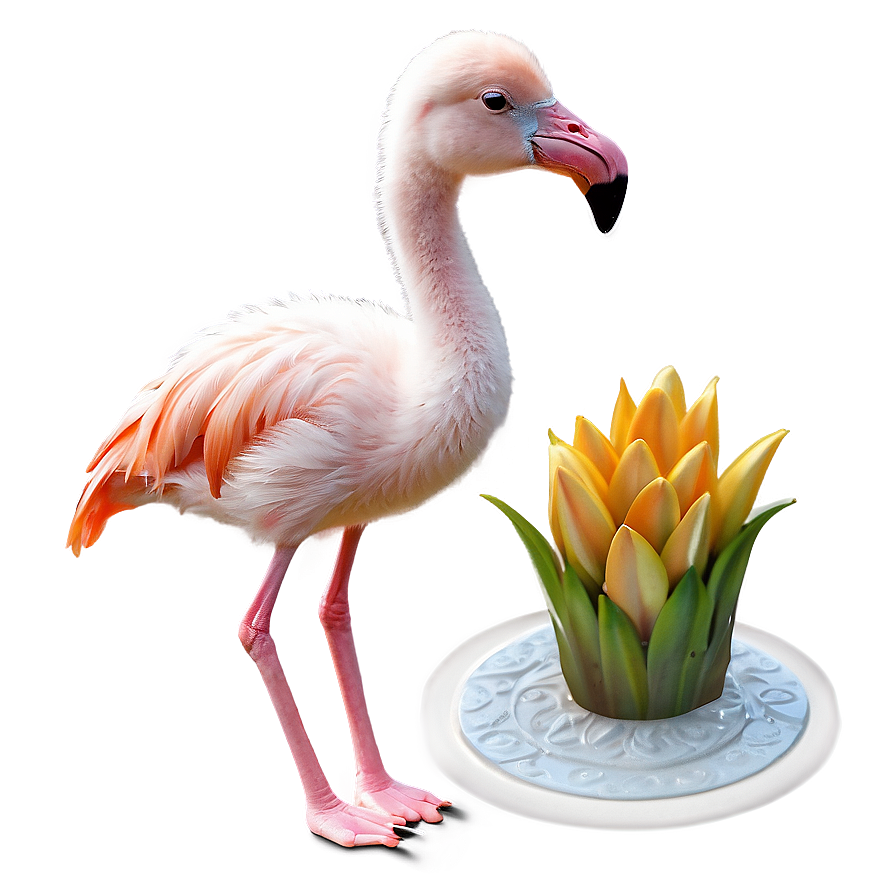 Baby Flamingo First Steps Png 27 PNG image