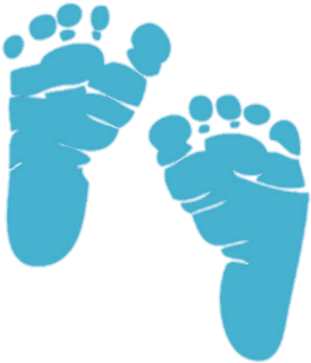 Baby Footprint Graphic PNG image