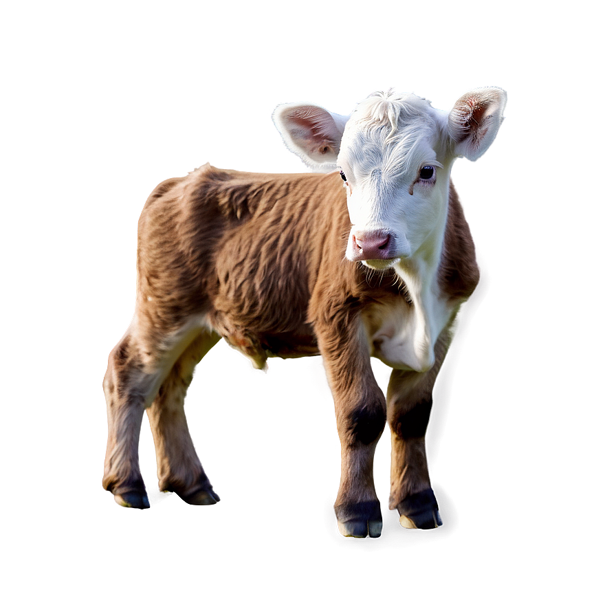 Baby Heifer Calf Png 06282024 PNG image