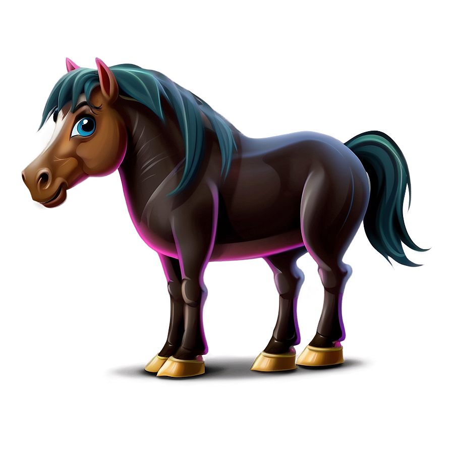 Baby Horse Cartoon Png Oeo41 PNG image