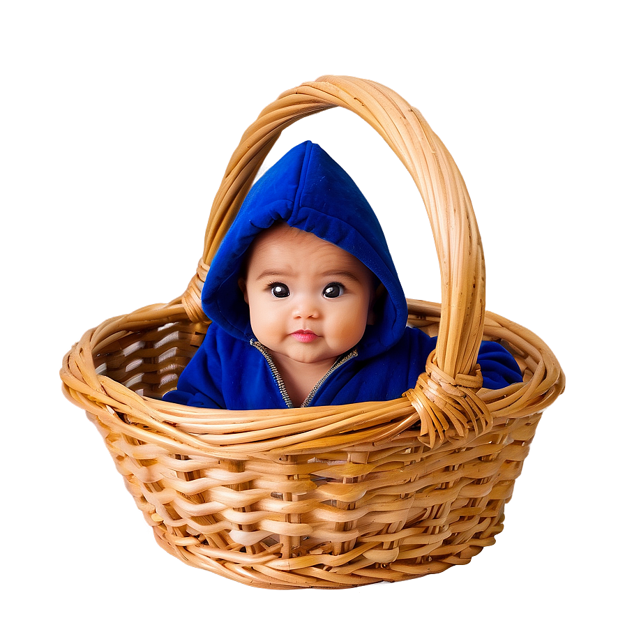 Baby In Basket Png 54 PNG image