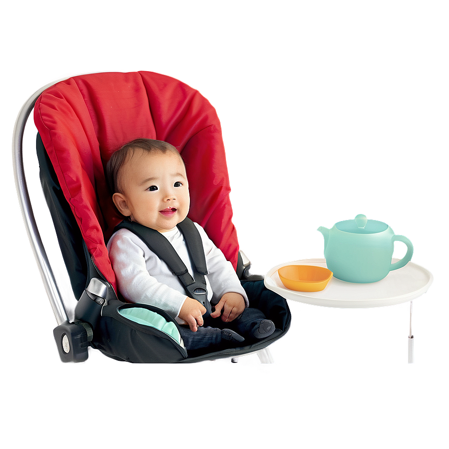 Baby In High Chair Png Okb PNG image