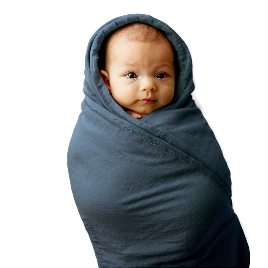 Baby In Swaddle Png Wlw72 PNG image