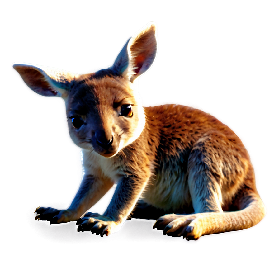 Baby Kangaroo Png Vll PNG image