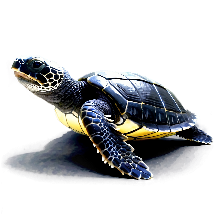 Baby Leatherback Turtle Adventure Png 06292024 PNG image