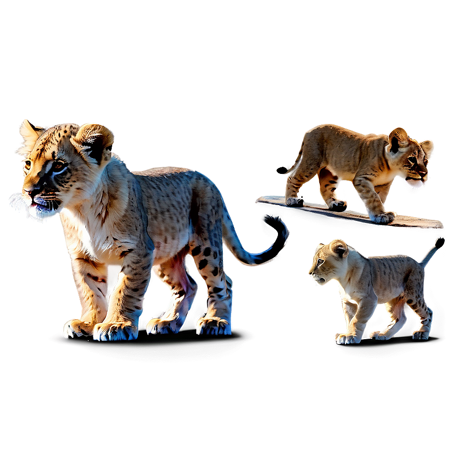 Baby Lion First Steps Png Mhl86 PNG image
