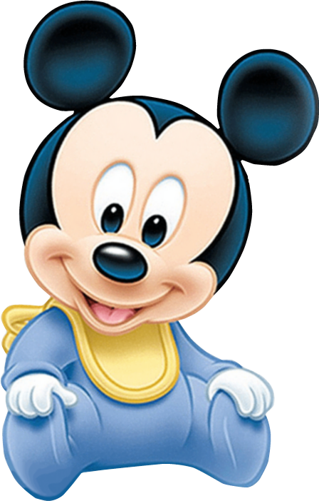 Baby Mickey Mouse Cute Pose PNG image