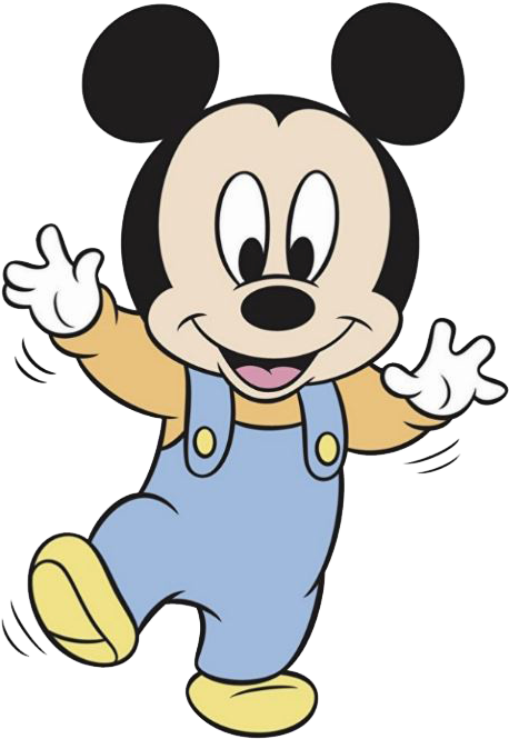 Baby Mickey Mouse Waving PNG image