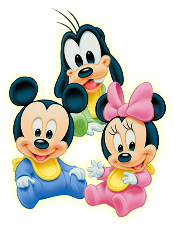 Baby Mickeyand Friends PNG image