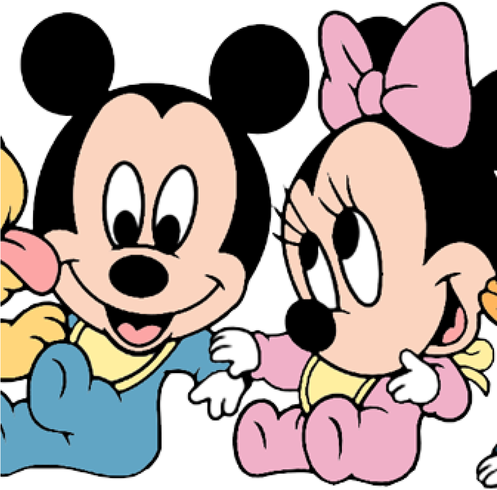 Baby Mickeyand Minnie Cartoon PNG image
