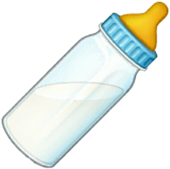 Baby Milk Bottle Icon PNG image