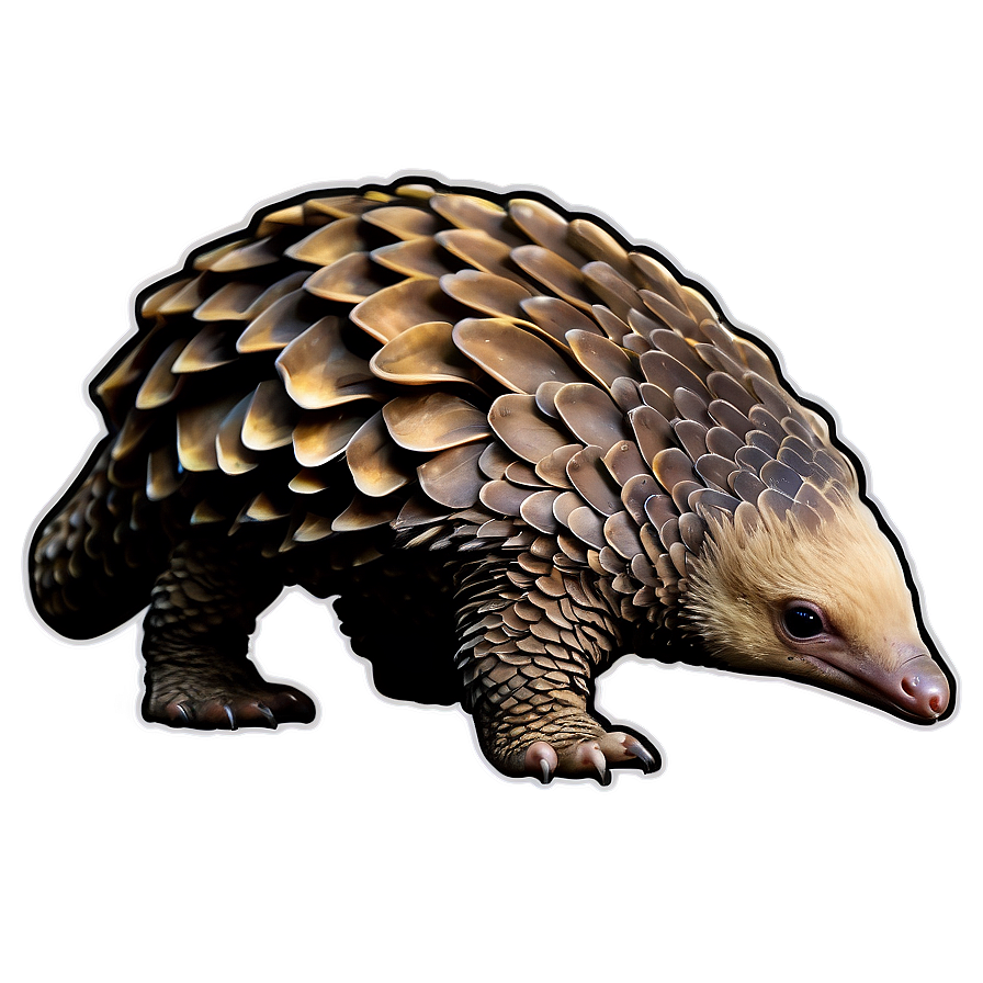 Baby Pangolin In Habitat Png 94 PNG image